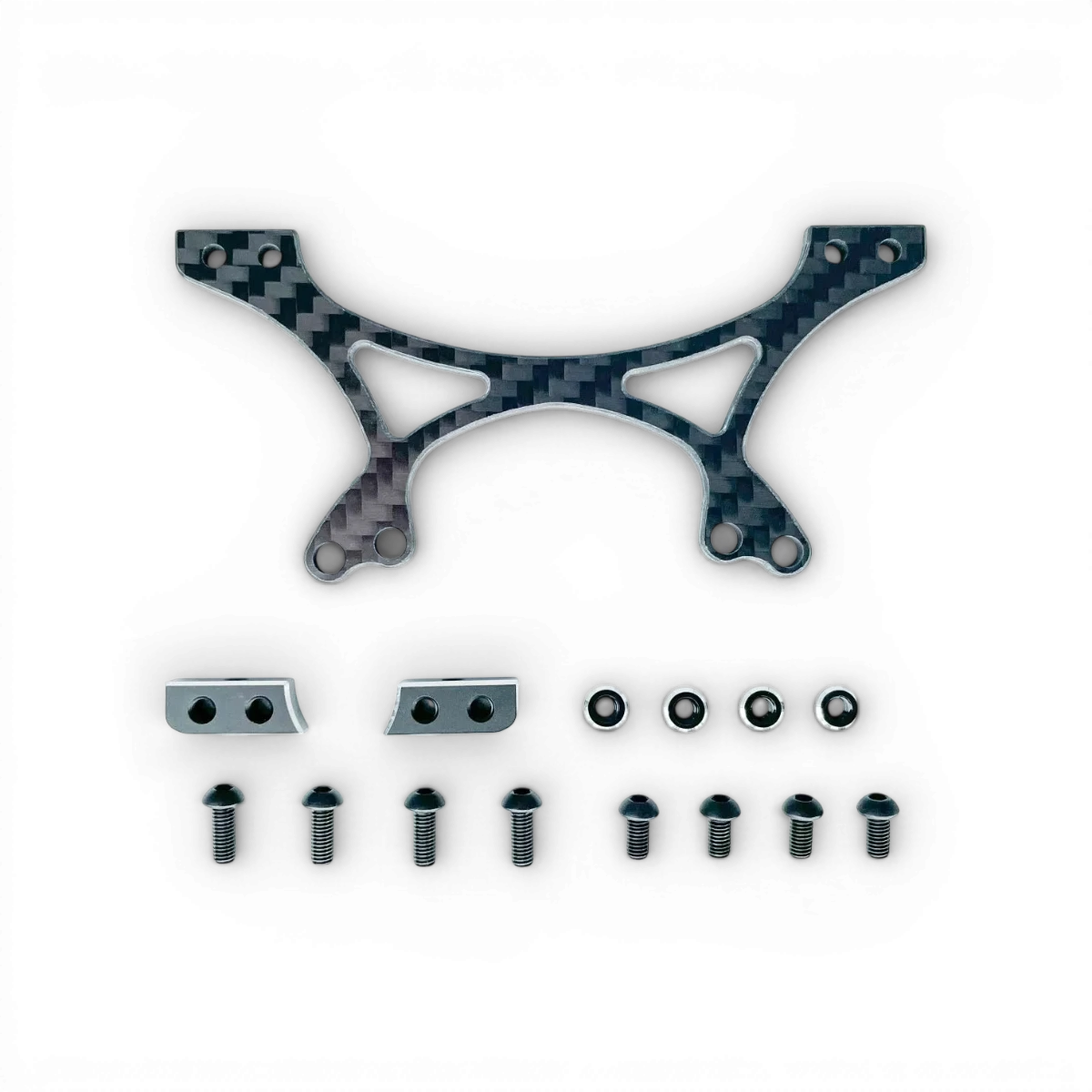 Support de carrosserie arrière haut pour aimants RDX, en plastique noir, conçu pour fixation solide sur véhicules.