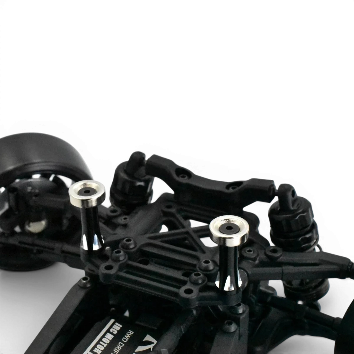Support de carrosserie avant pour aimants RDX, en métal, avec fixation robuste pour team Reve D, adapté à la compétition automobile.