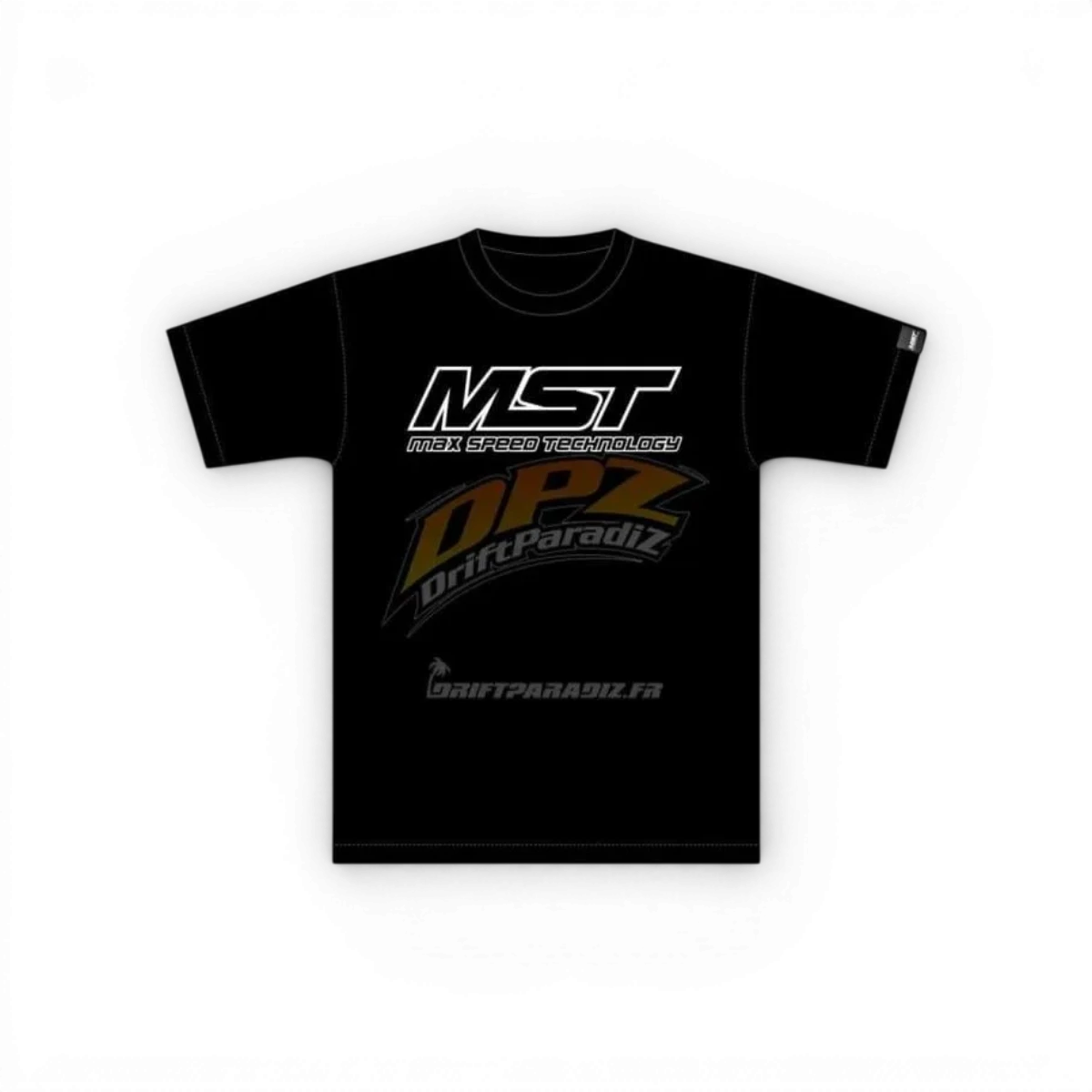 T-shirt édition KMW Max Speed Technology Taille 2XL avec logo et design graphique, tissu en coton noir.