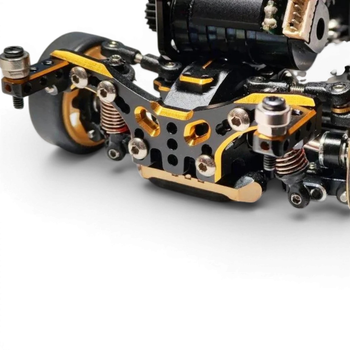 Tour d'amortisseurs arrière en aluminium pour DRZ3, pièce détachée pour voitures RC Atomic RC Mini, solide et durable.