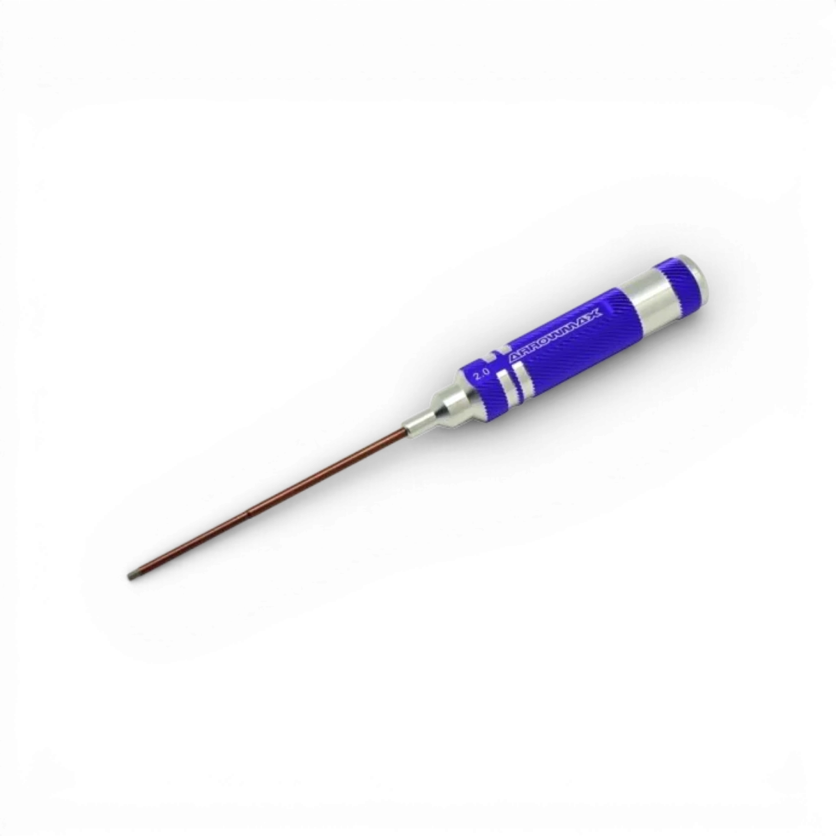 Tournevis BTR 2mm x 120mm violet Arrowmax RC, accessoire pour réparation électronique ou modélisme.