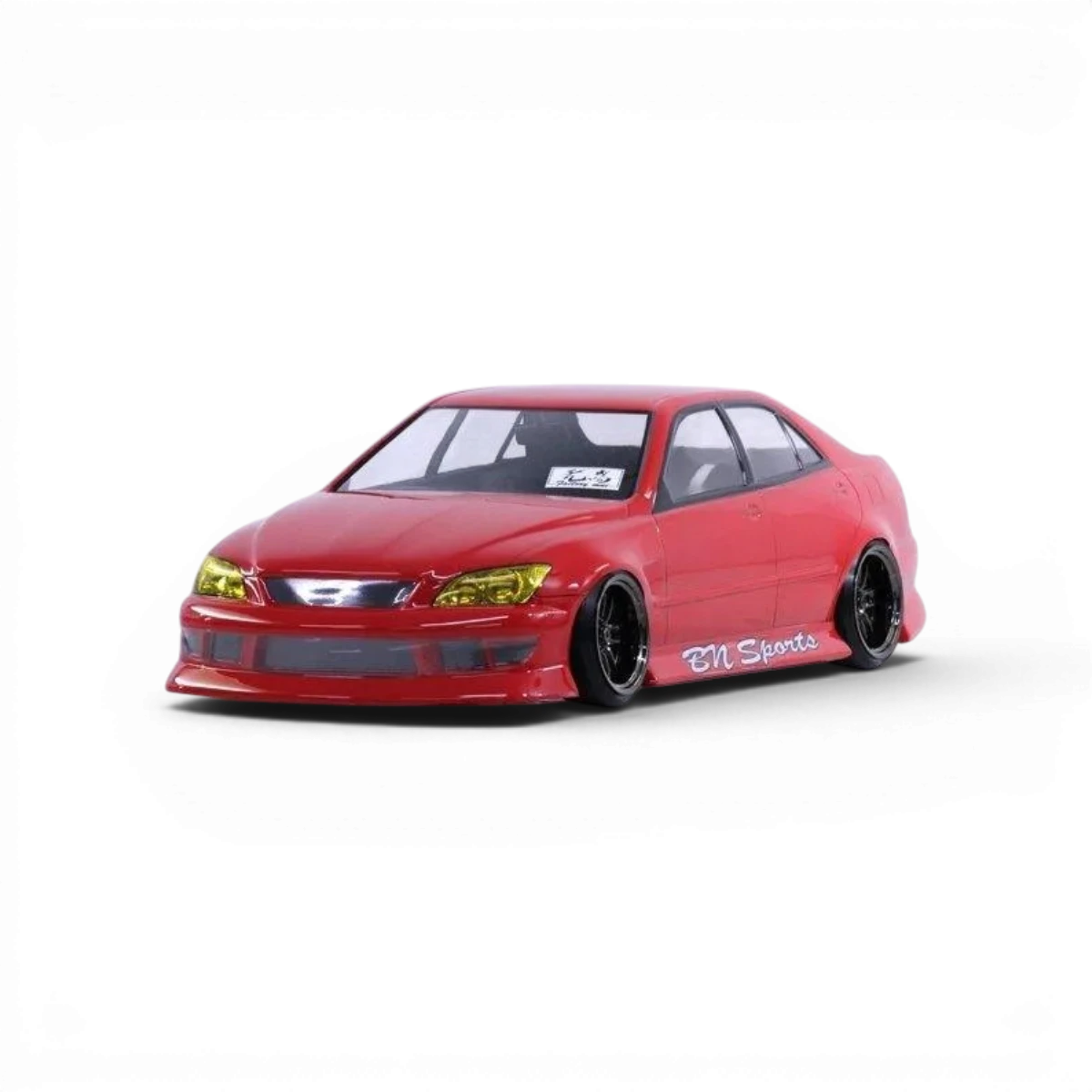 Carrosserie Toyota Altezza BN Sports de Pandora RC, vue en gros plan avec détails de la carrosserie.