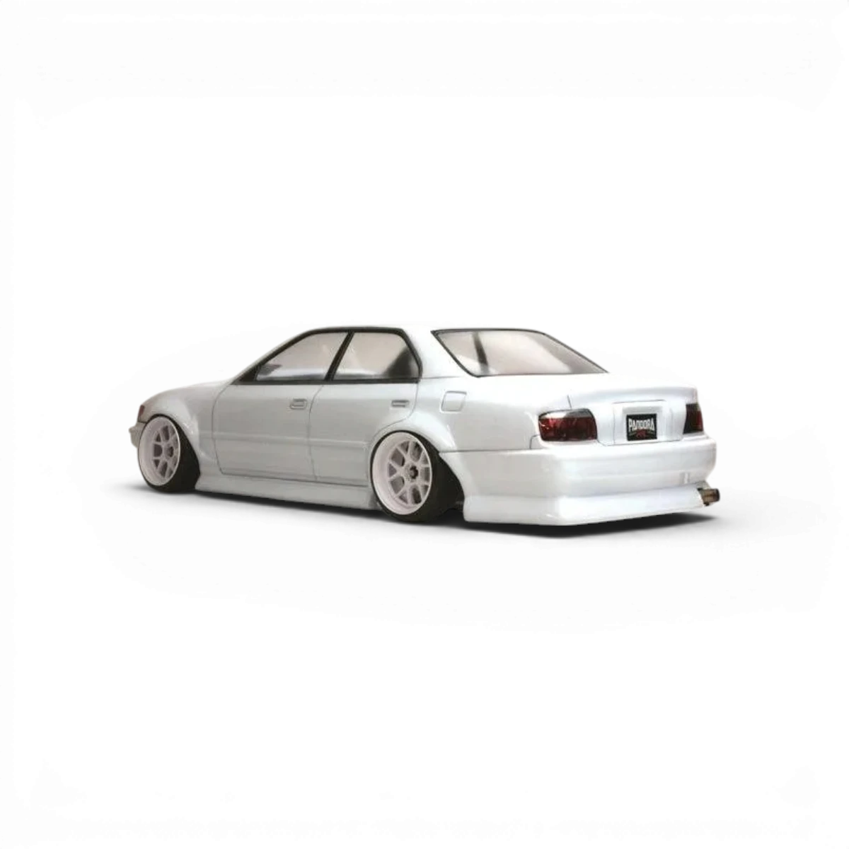 Carrosserie Toyota Chaser JZX100 BN Sports pour voiture RC Pandora RC, détail du design et peinture.
