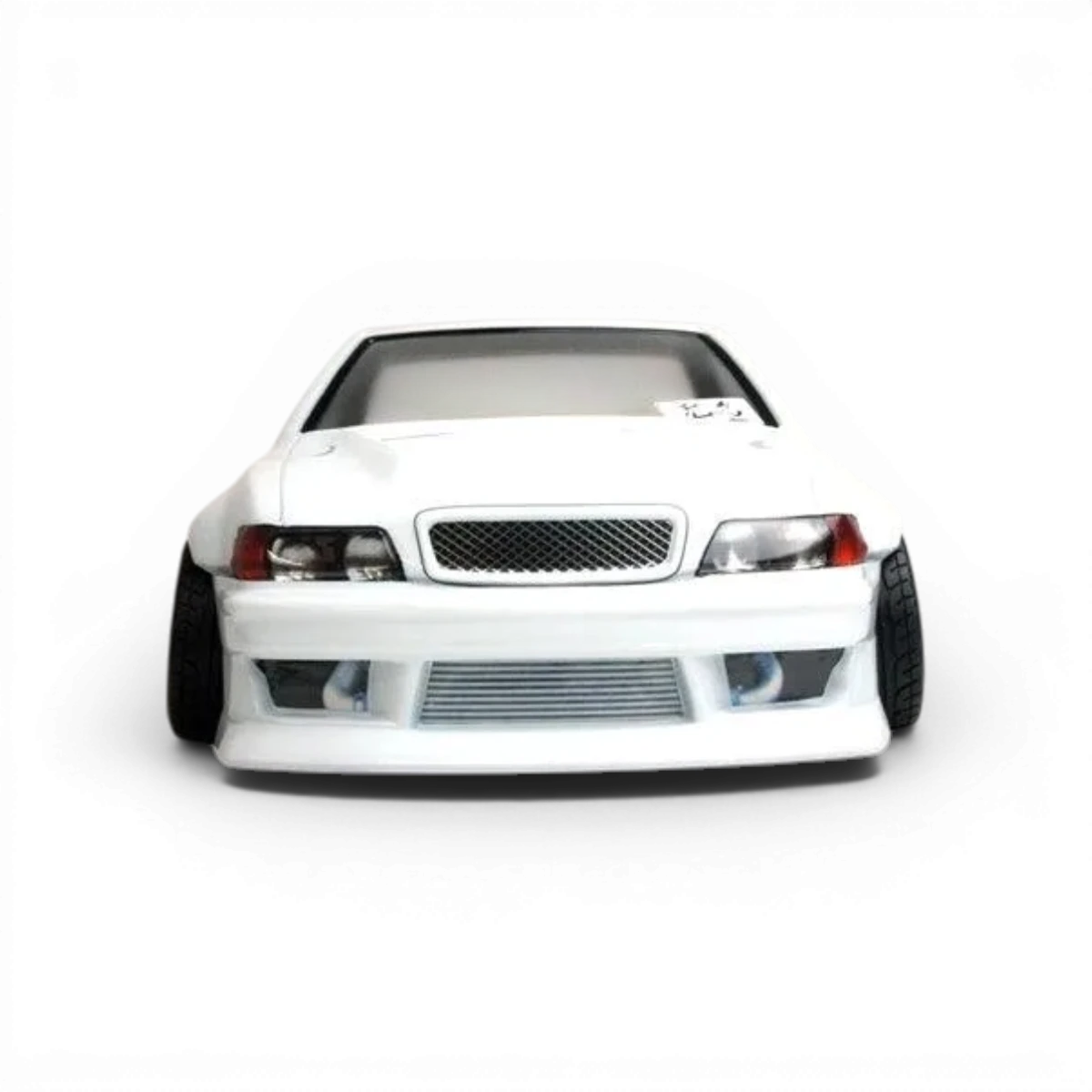 Carrosserie Toyota Chaser JZX100 BN Sports pour voiture télécommandée Pandora RC, détails colorés et design réaliste visible dans l'image.