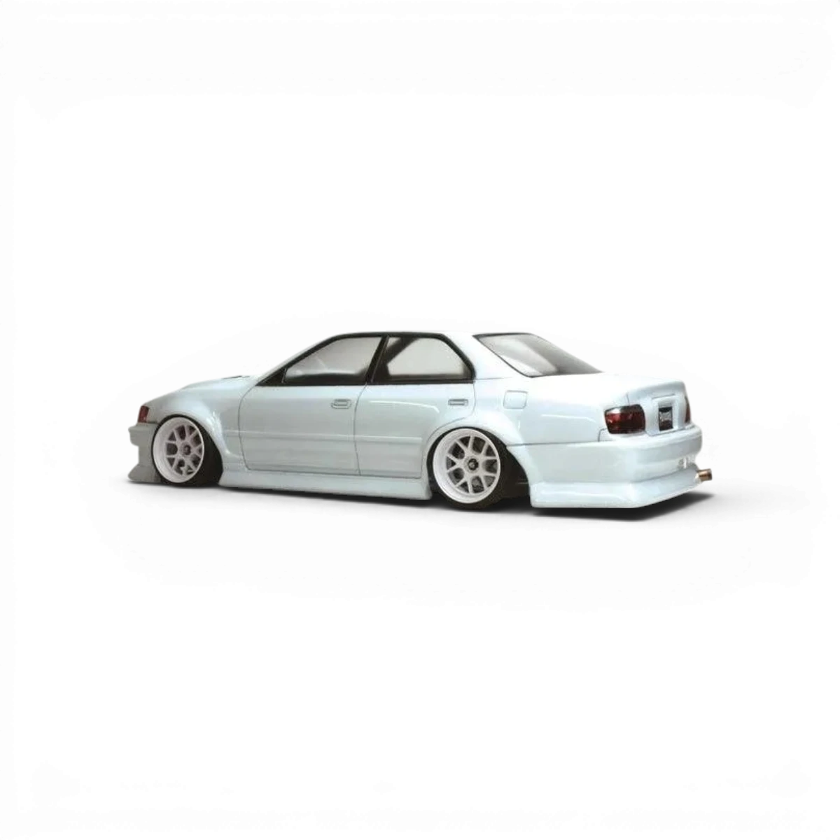 Carrosserie Toyota Chaser JZX100 BN Sports pour voiture télécommandée Pandora RC, vue de face avec détails de la carrosserie.