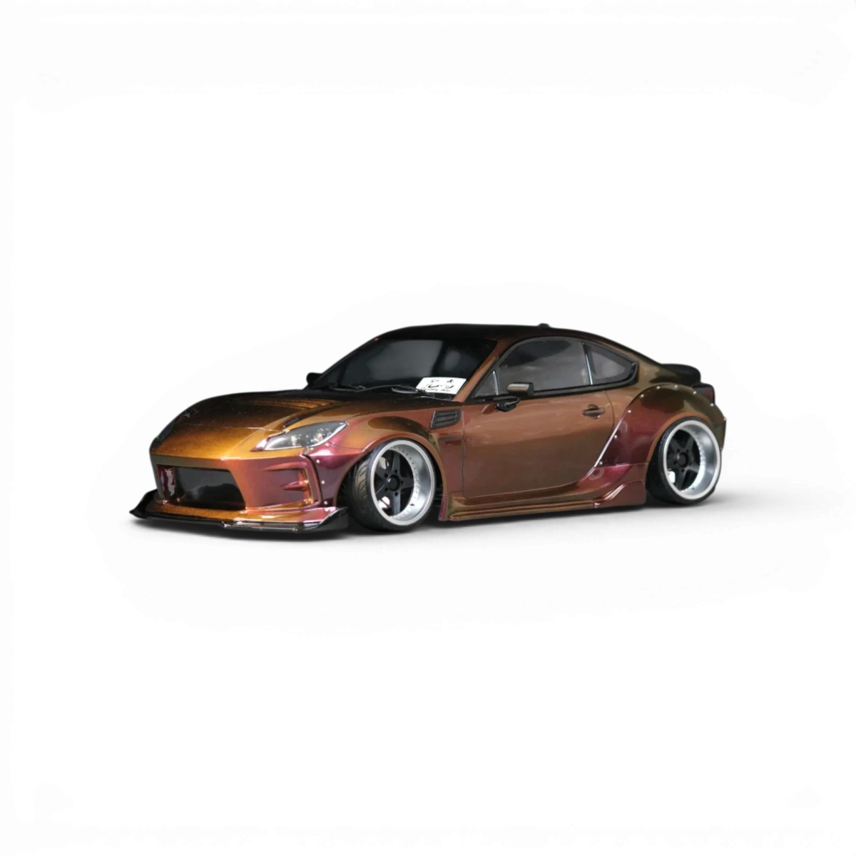 Carrosserie Toyota GR86 BLS BN-Sports pour voiture télécommandée Pandora RC, finition détaillée et design sportif.