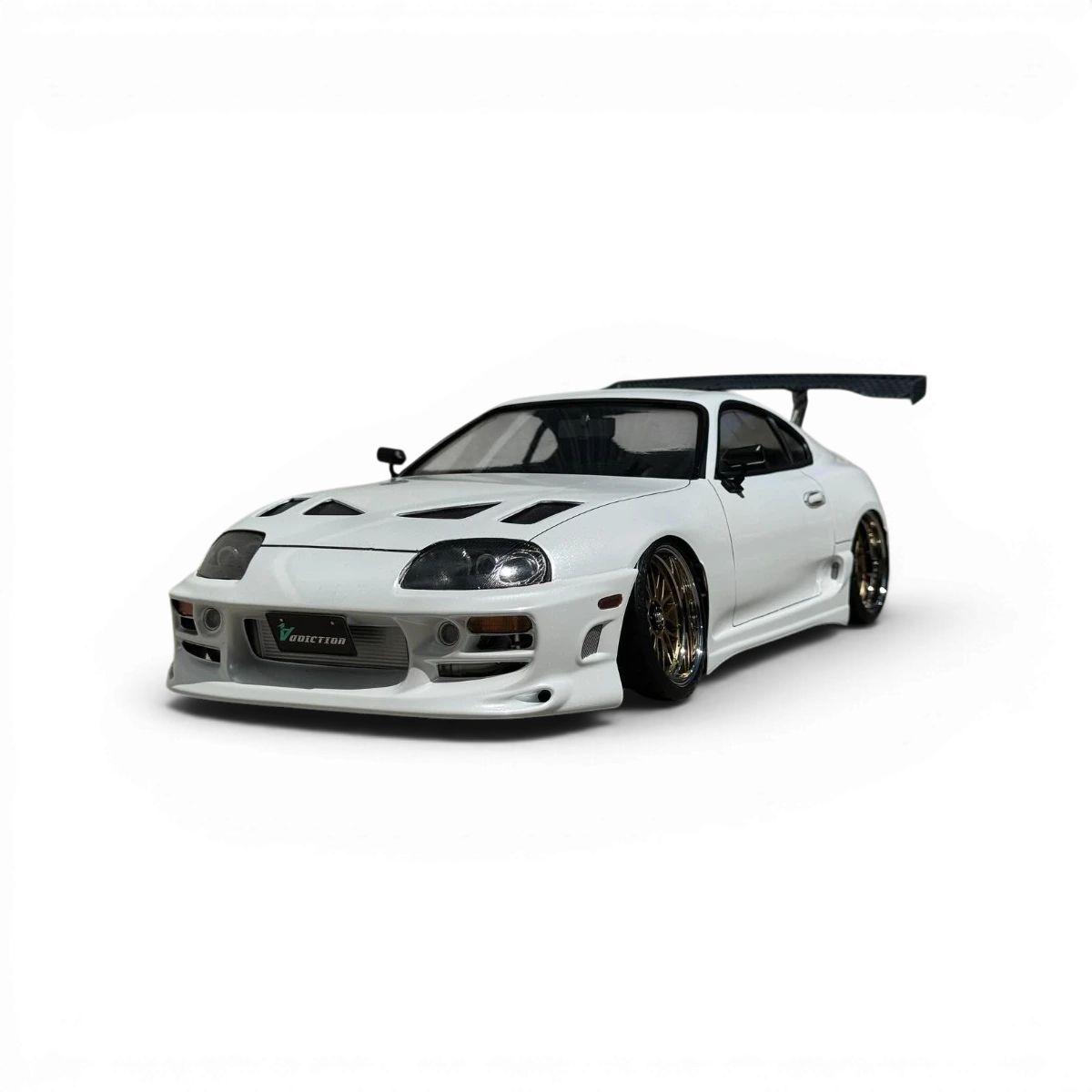Carrosserie Toyota Supra MK4 JZA80 BOMEX de Addiction RC Design, kit large pour modèle réduit de voiture.
