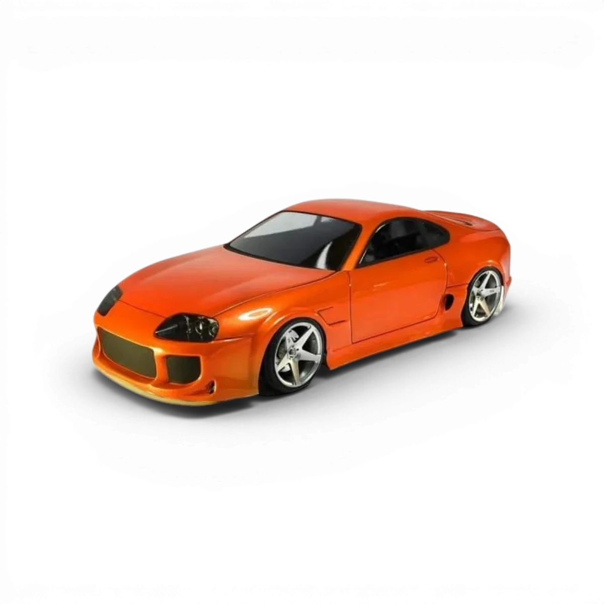Carrosserie Toyota Supra MK4 Aplastics RC, version SP4, en plastique avec détails réalistes pour voiture RC.