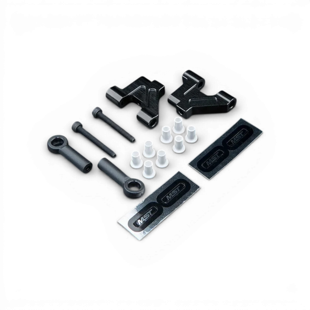 Triangles avant inférieurs en aluminium pour vélo RMX-M de Max Speed Technology, pièces détachées robustes et légères.