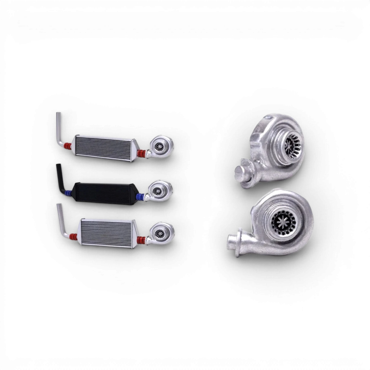 Turbo pour intercooler de customisation SRC Sideways RC, pièce de performance pour moteur de voiture modifiée.