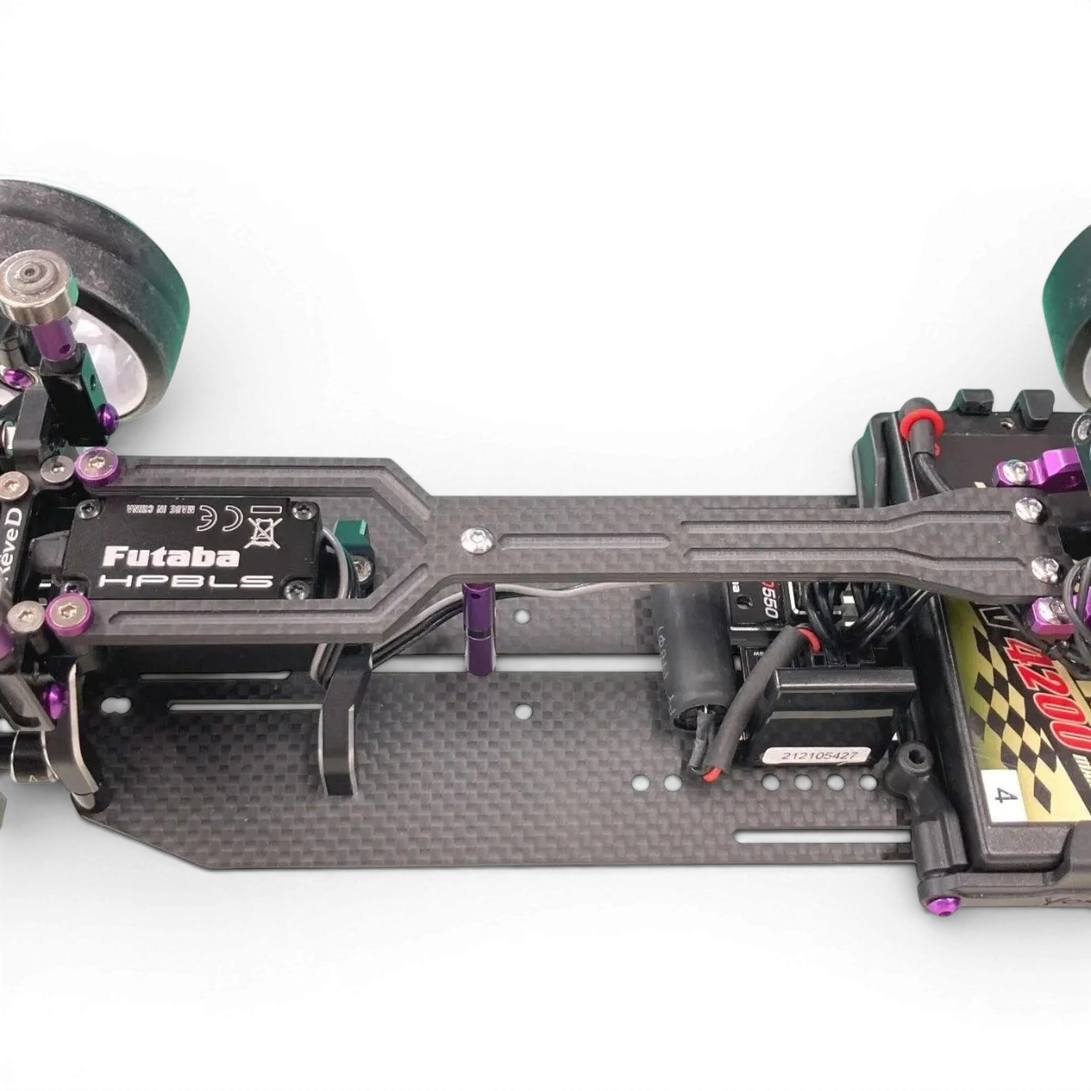 Plateau supérieur pour conversion à courroie série YD-2 pour RC Drift, marque Topline, modèle T=2.4, compatible avec YD-2