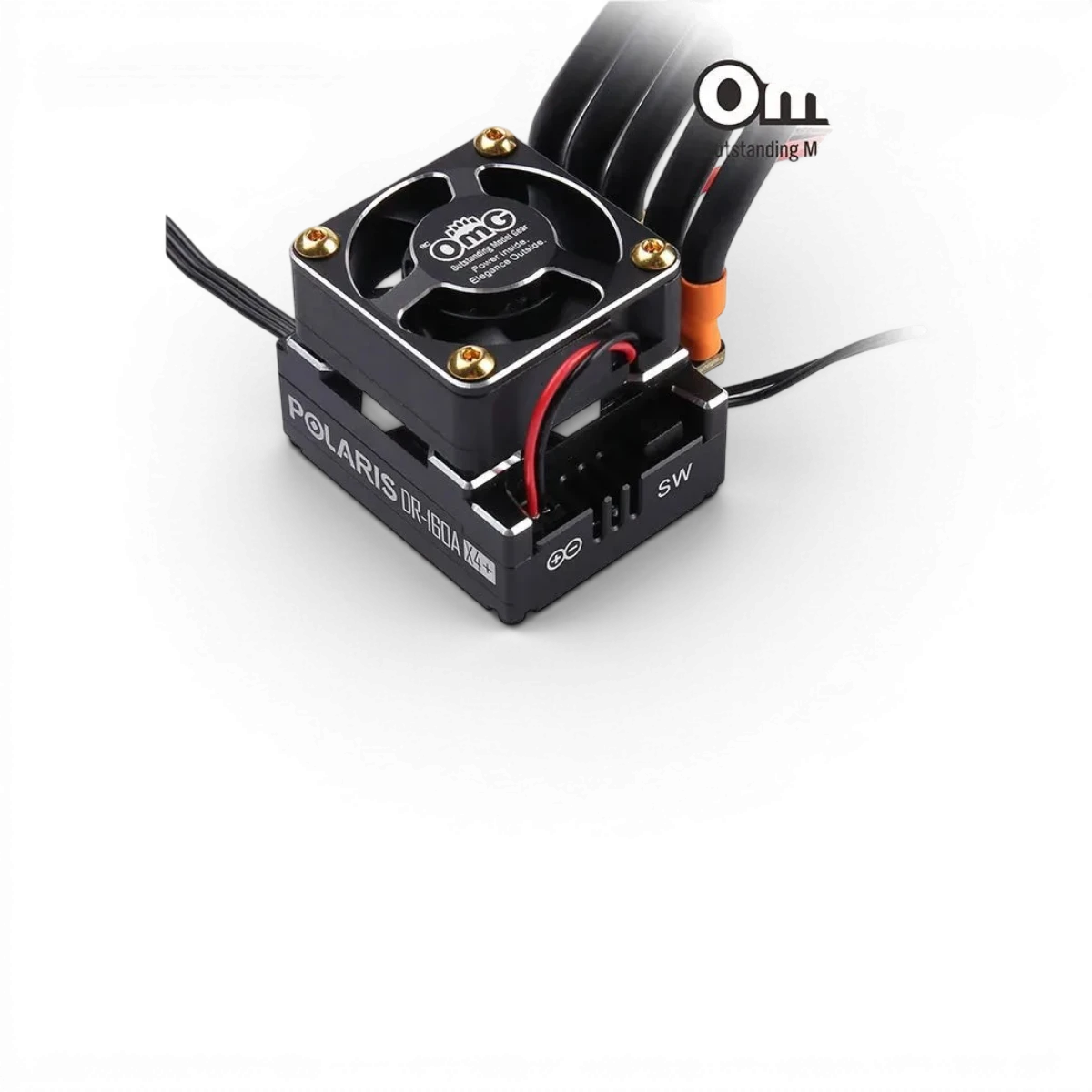 Variateur électronique OMG Polaris DR-160AX4 avec Bluetooth intégré, noir, pour contrôle de lumière ou moteur.