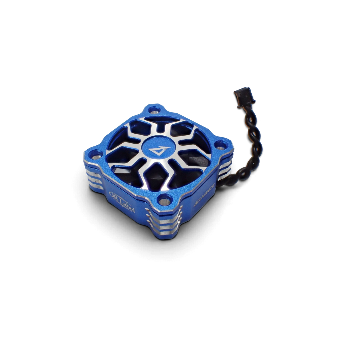 Ventilateur haute vitesse REY-Storm II de la marque Acuvance, avec pales en rotation et design moderne, pour une circulation d'air efficace.