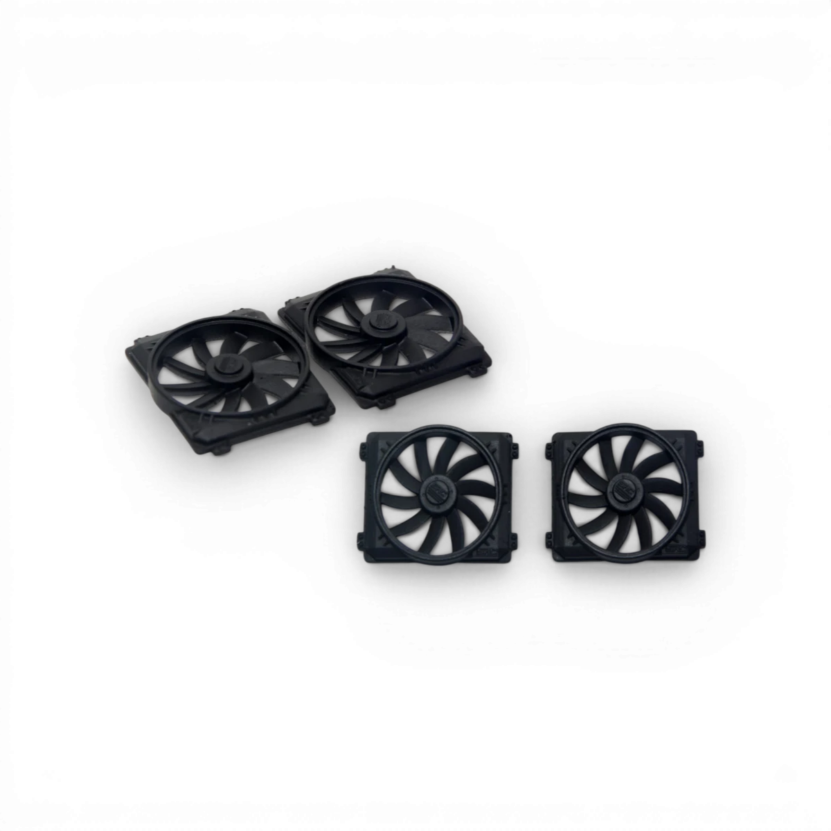 Ventilateur style 3 de la marque Src Sideways RC, design personnalisé, en plastique noir avec pale rotative.