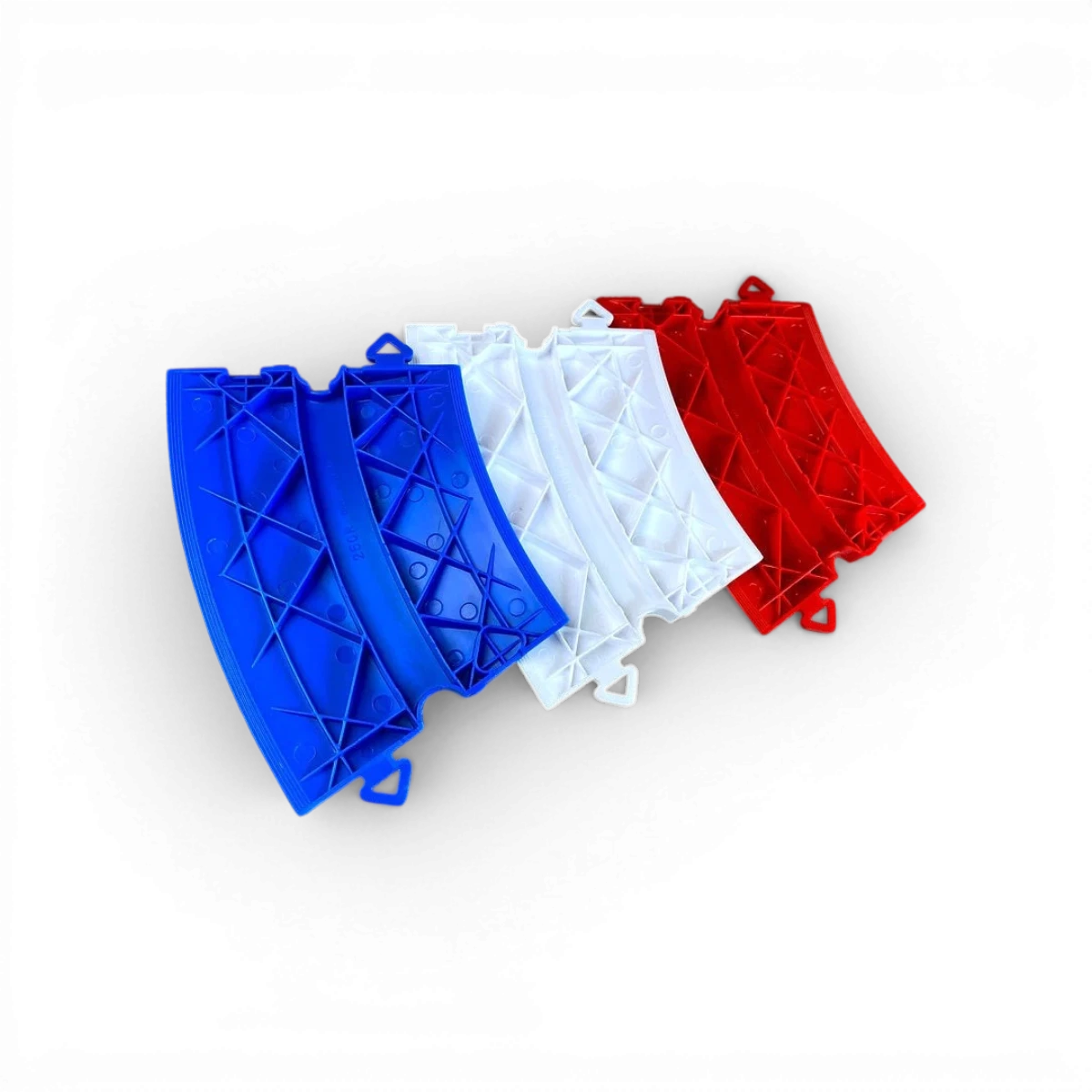 Vibreurs 1/10 Kerbs Bleu 250R Tetsujin, accessoire pour voiture télécommandée, avec détails en bleu et design robuste.