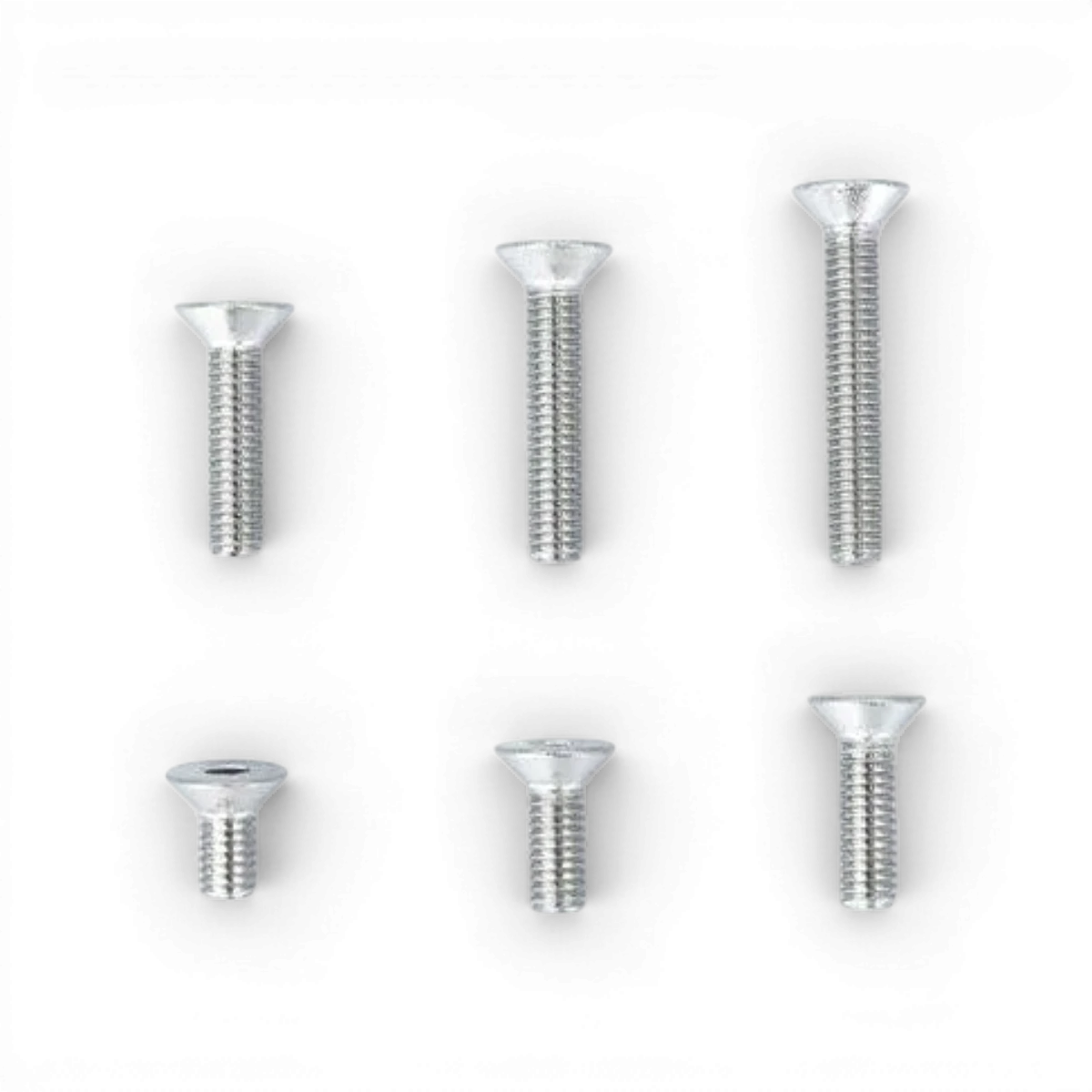 Vis en inox à tête plate 3x10mm, lot de 10 pièces, pièce détachée de la marque Team Reve D, pour réparation ou fixation.