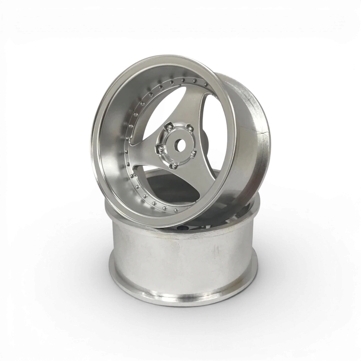 Roues Mikuni Factory YOKOHAMA ADVAN Oni Chrome Mat offset 7, finition chromée, design sportif pour voiture.