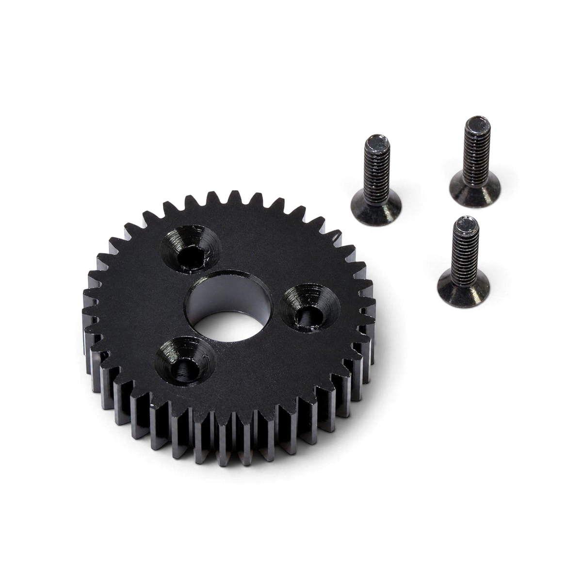 Engrenage de transmission POM 38T pour FR-D7 de Wrap-UP Next, vue de face montrant la denture et la forme précise.