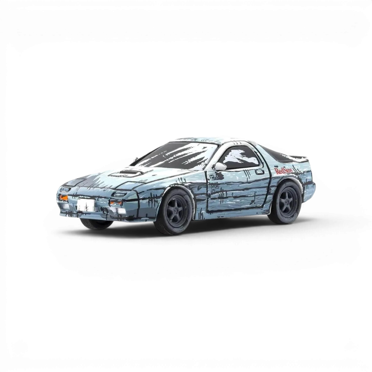 Set de 3 voitures en échelle 1:64 Initial-D édition Comic par DriftParadiZ avec voiture gratuite KS07117Y, détails visibles et colorés