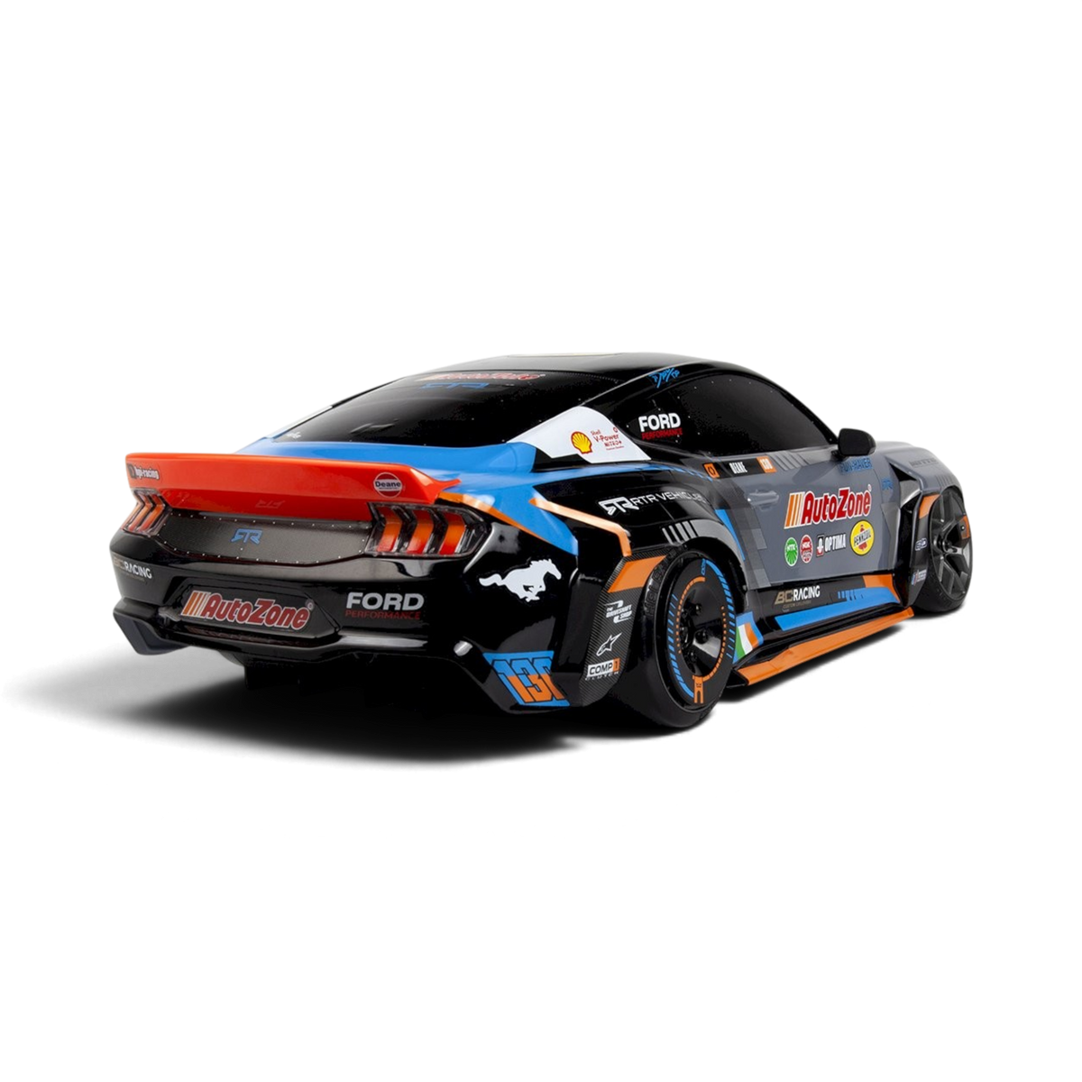 DriftParadiZ Ford Mustang GT RTR S650 James Deane-kaross målad och dekorerad för RC drift-bil 1/10
