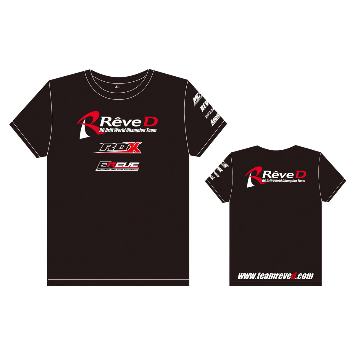 T-shirt Rêve D Édition 2026 de Team Reve D, accessoire en coton avec logo et design moderne, vue de face.