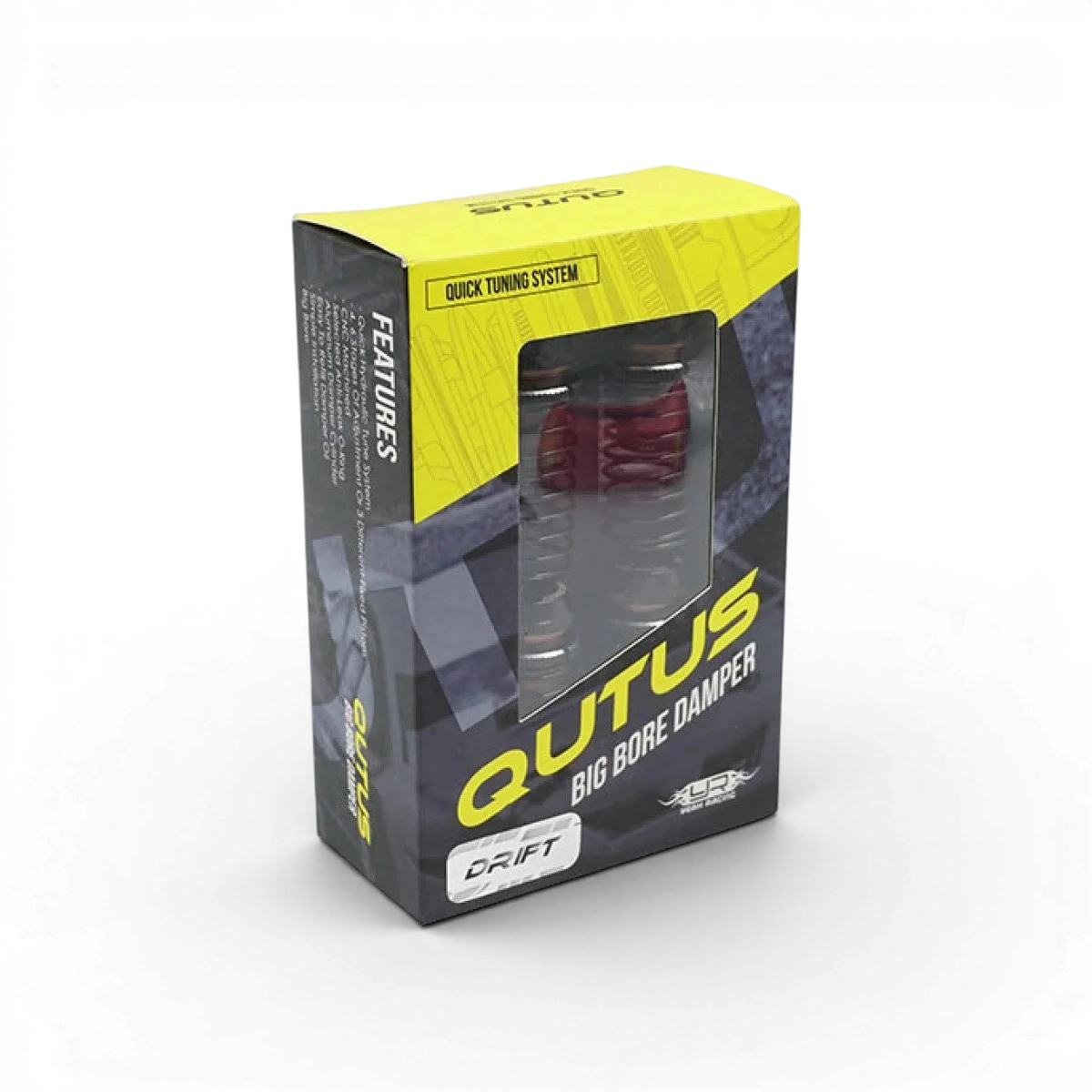 Amortisseurs universels DRIFT QUTUS Slider 55mm de Yeah Racing, pièce détachée pour voiture RC.