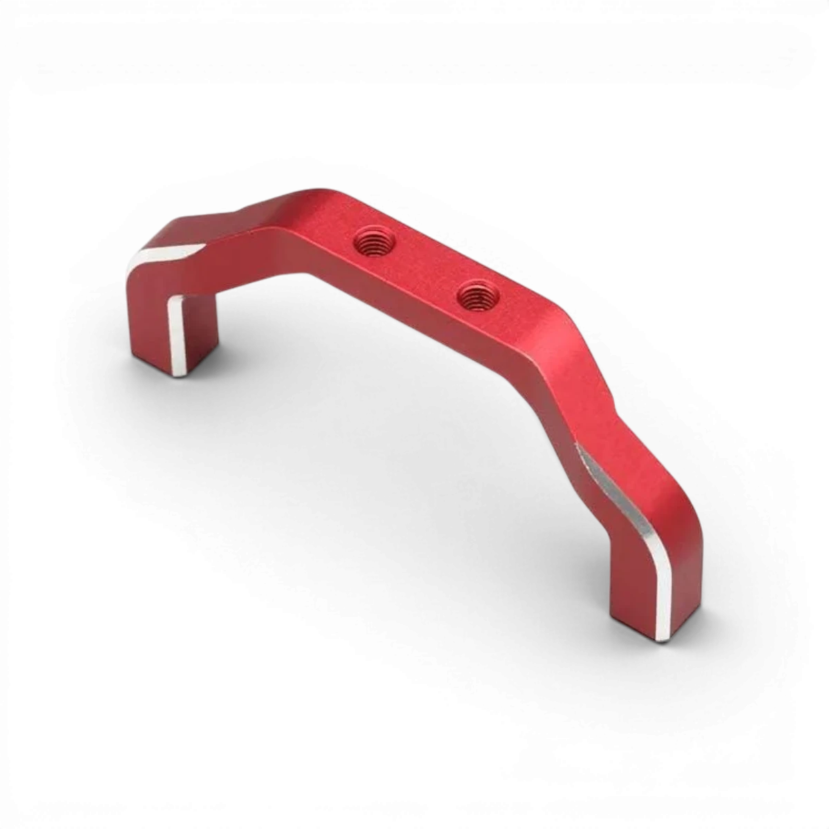 Support d'arche en aluminium rouge pour servo, pièce détachée compatible avec Team Yokomo, robuste et léger.