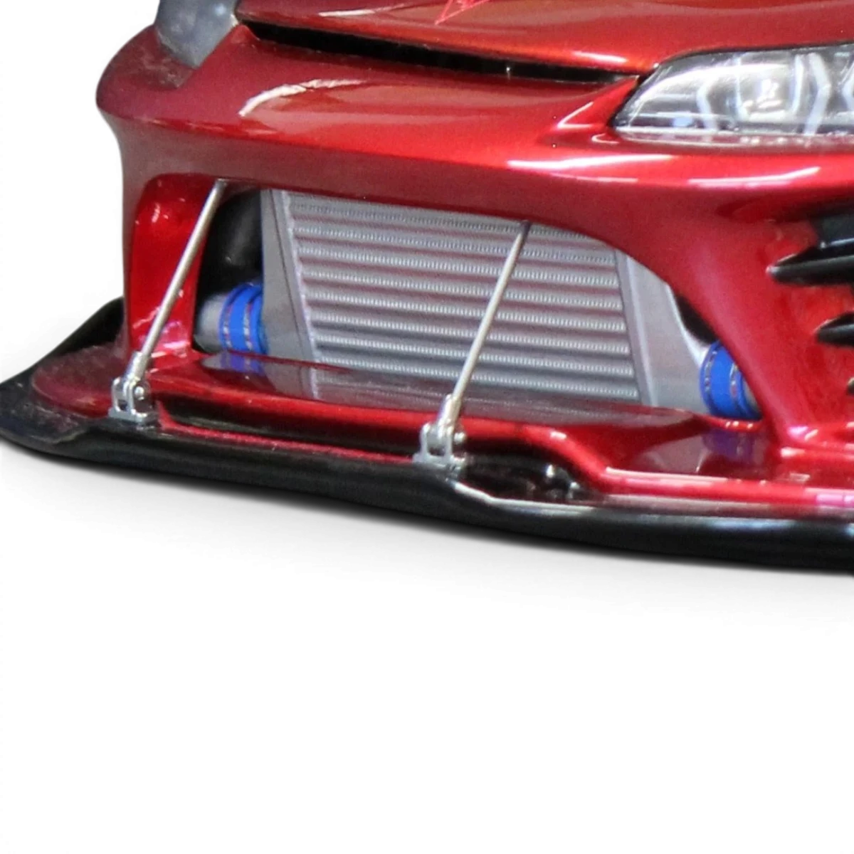 Barres de renfort pour lame V2 Pandora RC utilisées pour la customisation de modèles RC, en noir avec logo Pandora RC.