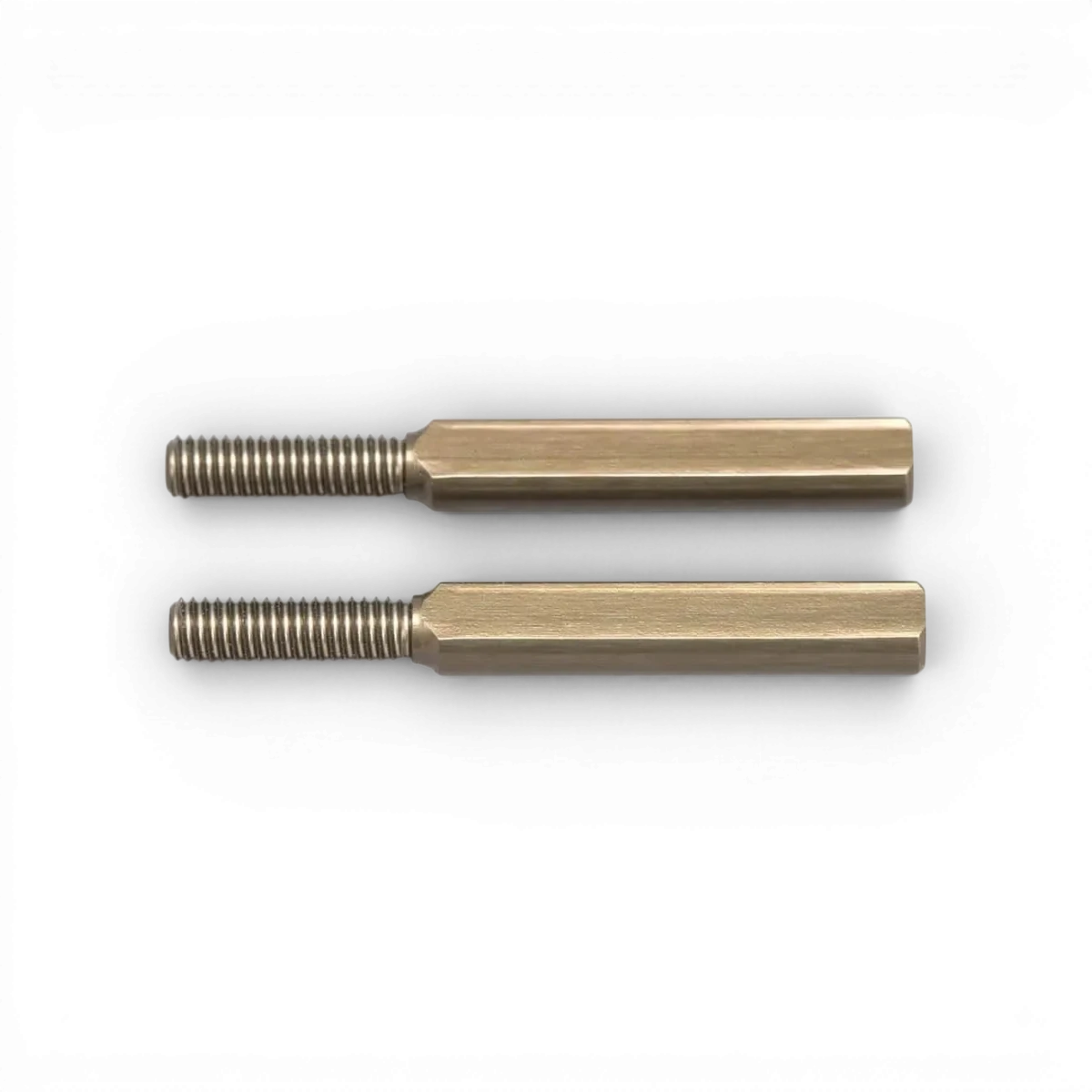 Biellettes en aluminium de 23mm pour triangles supérieurs, pièces détachées Team Yokomo, finition robuste et légère.