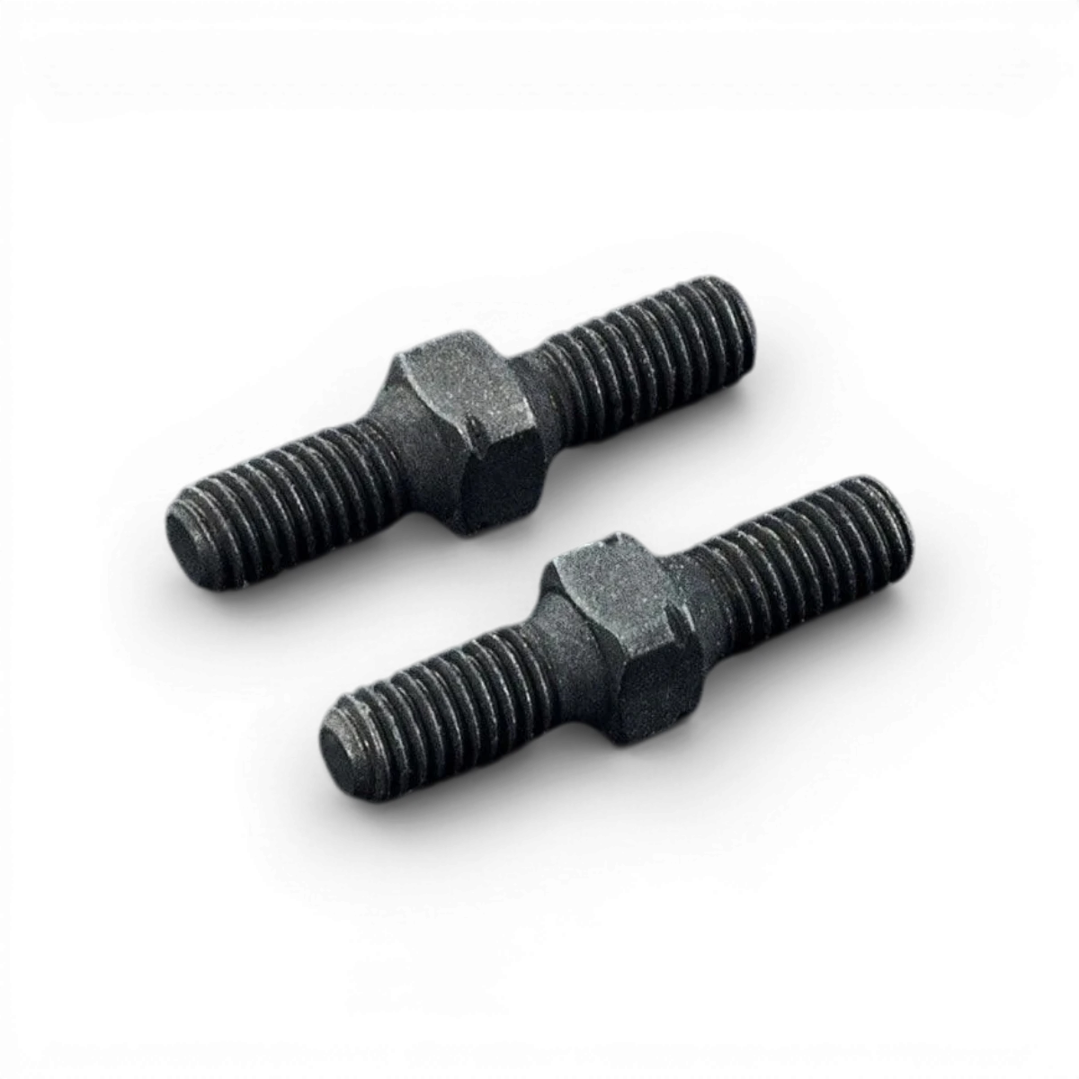 Biellettes 3x16 en acier renforcé noire, pièces détachées de la marque Max Speed Technology, visibles en détail.
