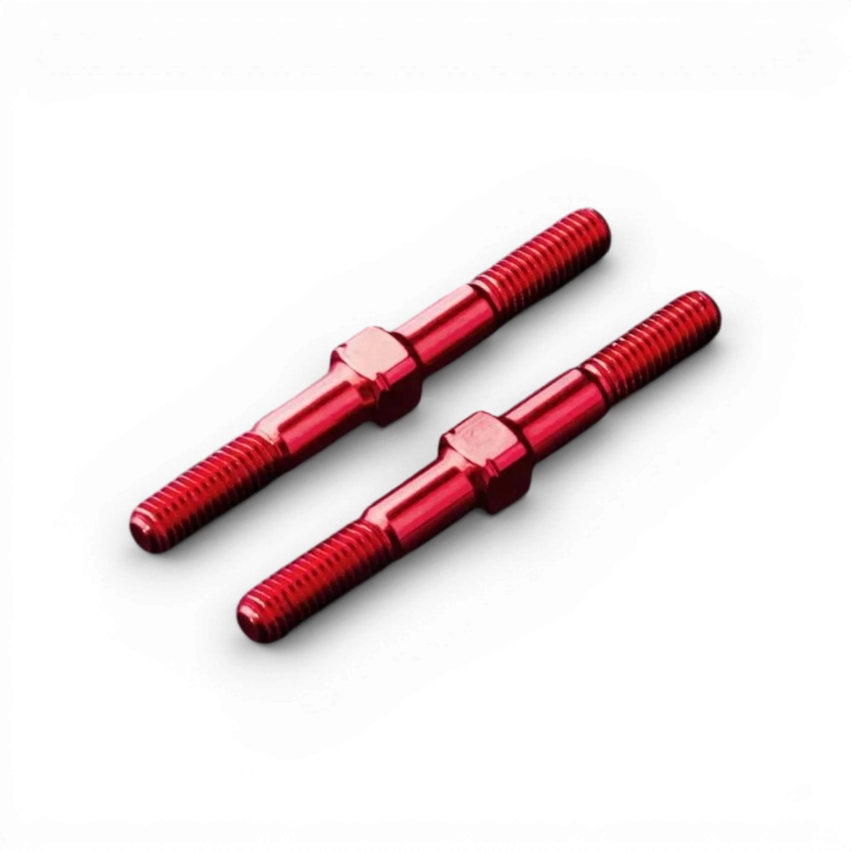 Biellettes 3x32 mm en aluminium renforcé rouge de Max Speed Technology, pièces détachées pour modélisme ou RC.