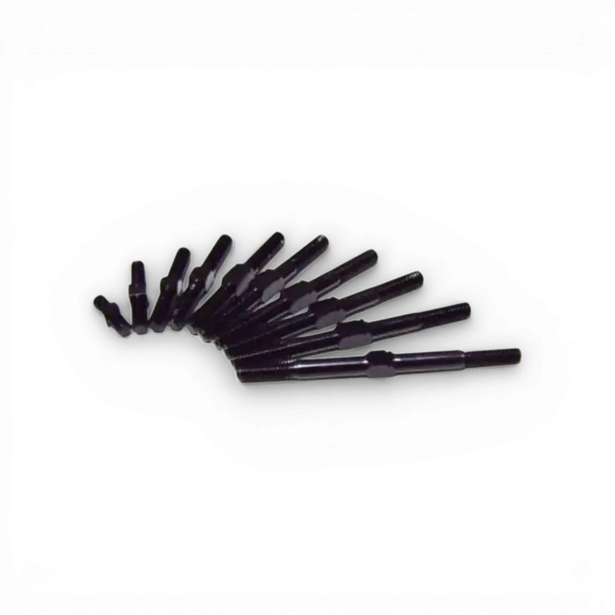 Biellettes duralium renforcées 32mm noires de la marque Topline, pièces détachées robustes pour véhicules.