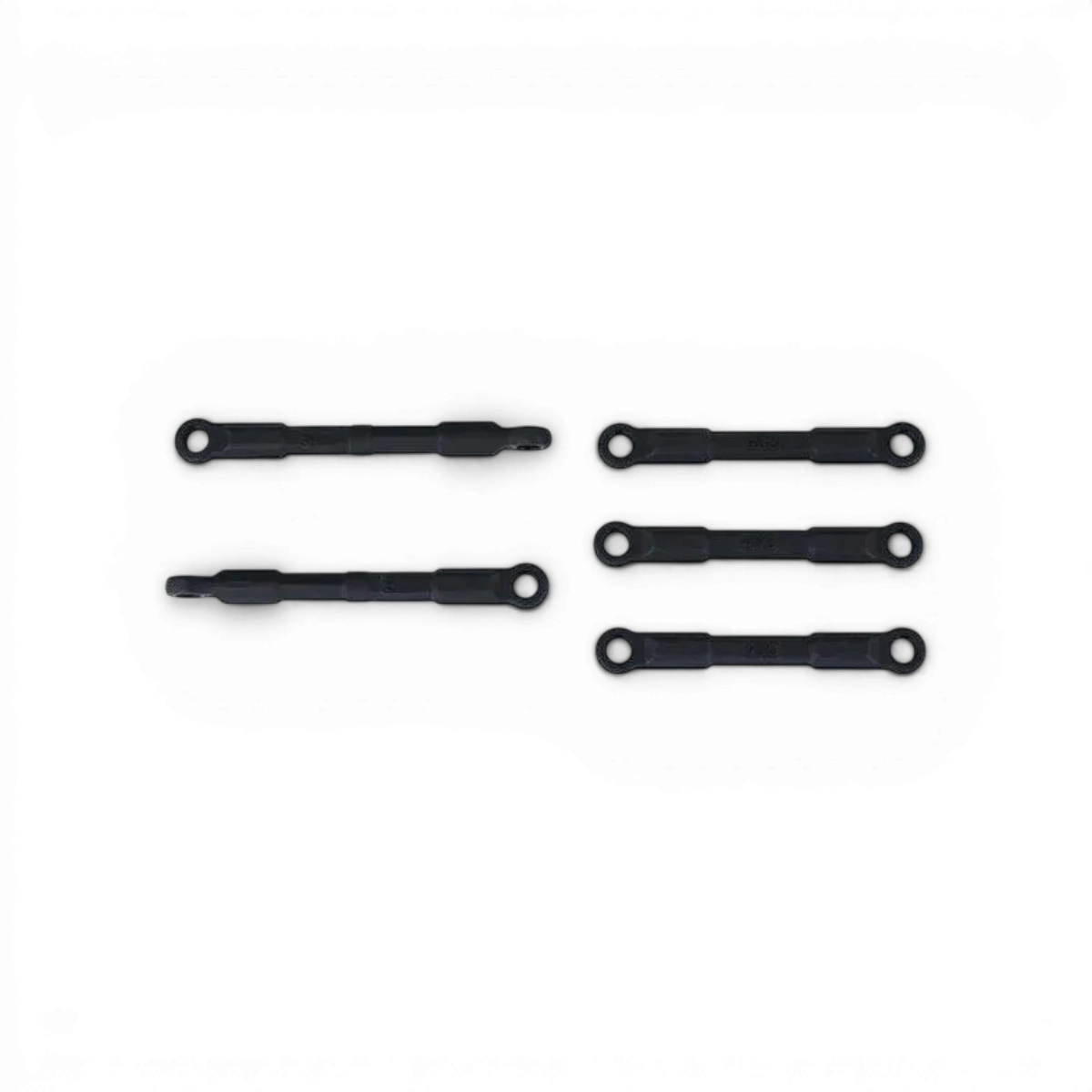 Biellettes RDX d'origine pour véhicule, montrant la pièce métallique avec fixation et détails techniques.