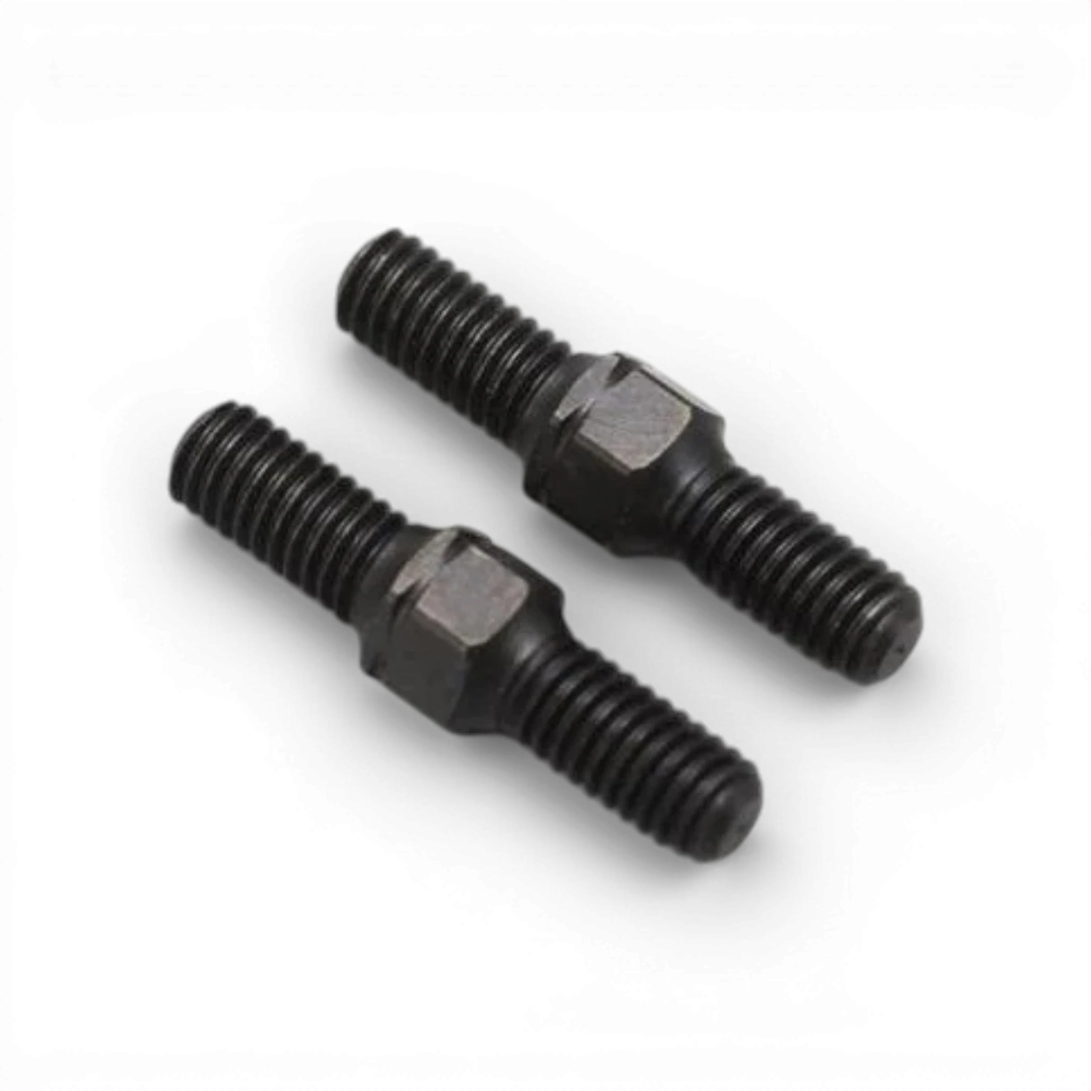 Biellettes universelles en acier renforcé 16mm pour pièces détachées Team Yokomo, visible en gros plan.