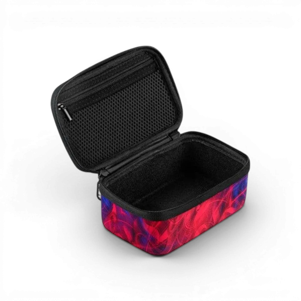 Boîte rigide Hudy en plastique de 175x110x75mm pour accessoires, couleur noire, avec fermeture sécurisée.