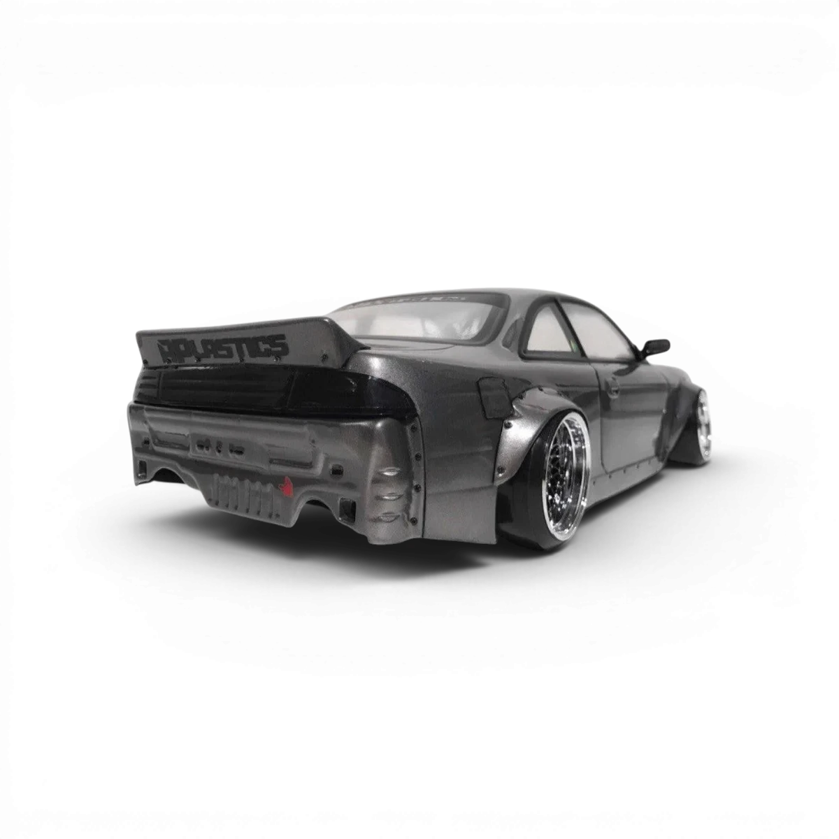 Pare-chocs arrière Boss S14 en carrosserie pour RC, fabriqué par Aplastics RC, montrant la pièce en détail.