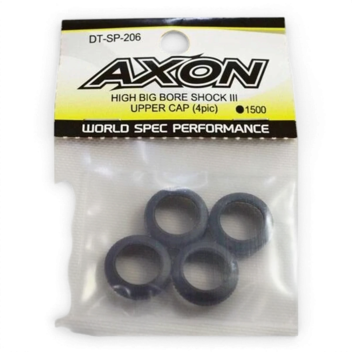 Bouchons supérieurs pour BORE SHOCK III TC10 SUPER SHORT, pièces détachées pour suspension, marque Team Axon.