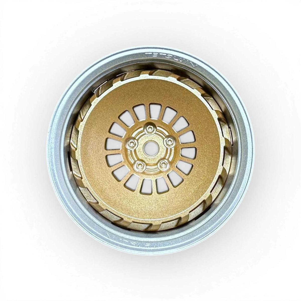 Roues Tetsujin Bowler Gris et Or, ensemble de roues pour skateboard, avec détails en gris et or, en plastique solide et durable.
