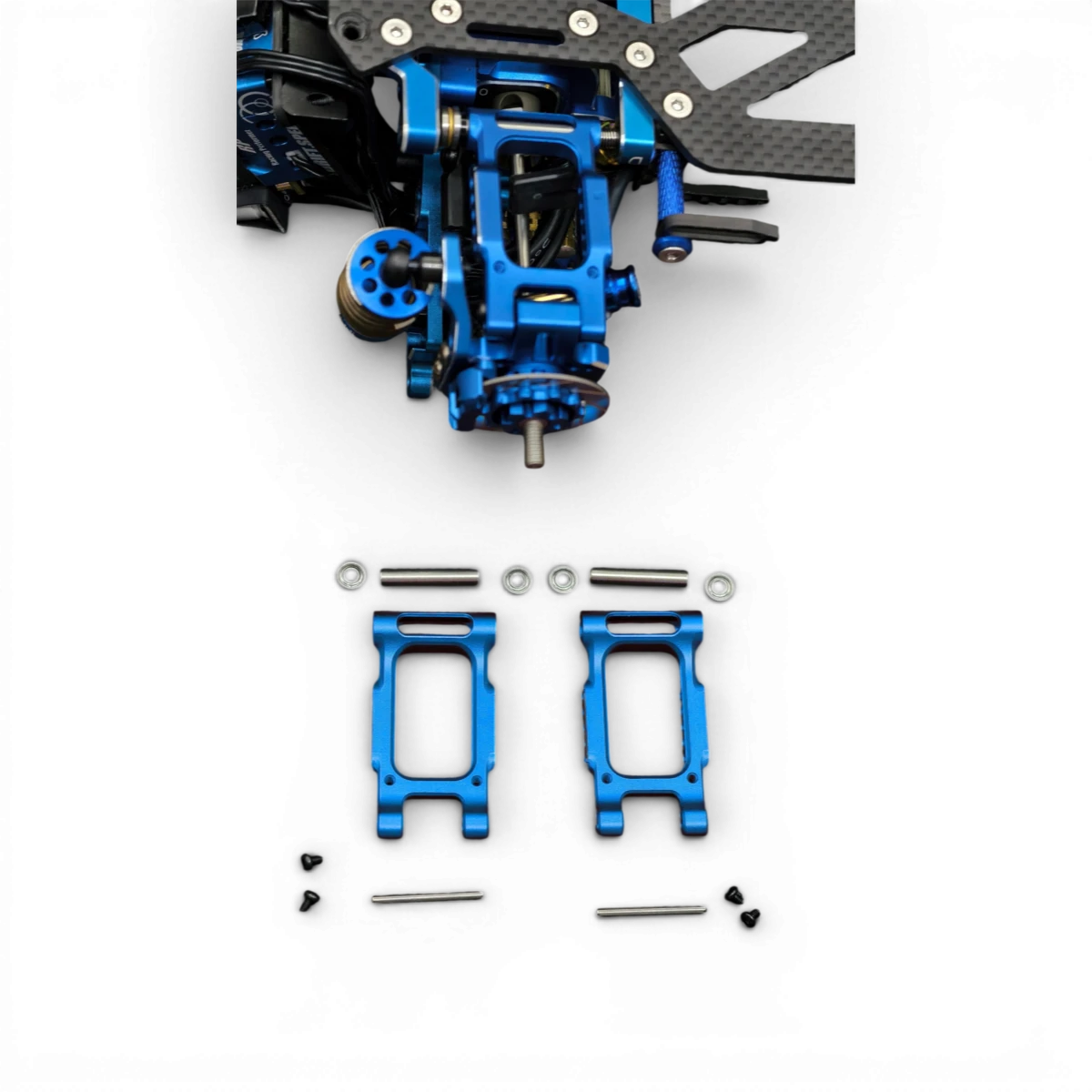 Bras arrière inférieurs SR Series H-Arms de RhinoRacing, pièce de suspension robuste pour voiture de course.