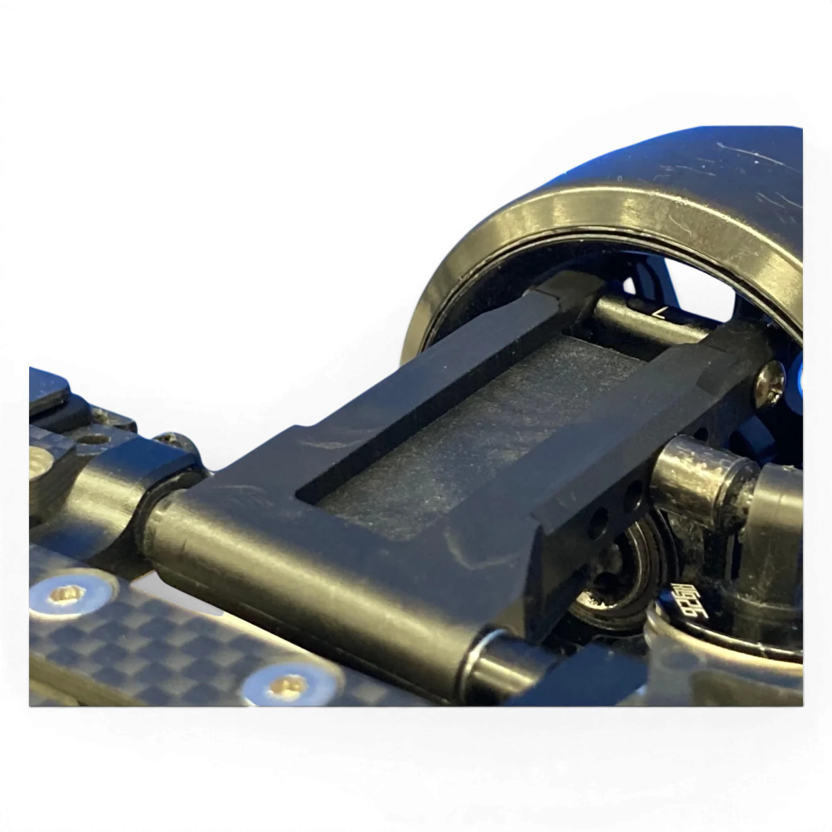 Bras de suspension arrière haute traction 45 mm V2 pour RC Drift, de marque Topline, visible en image.