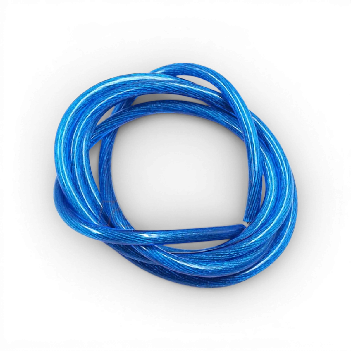 Câble bleu transparent 12AWG de 1 m de la marque Yeah Racing, fil électrique flexible et résistant pour projets électroniques.