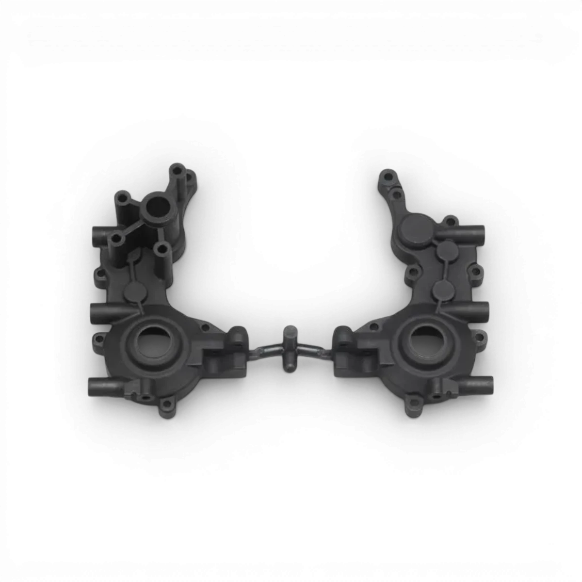 Cage différentielle YD2S pour pièces détachées Team Yokomo, en plastique noir, conçue pour modèle de voiture RC.
