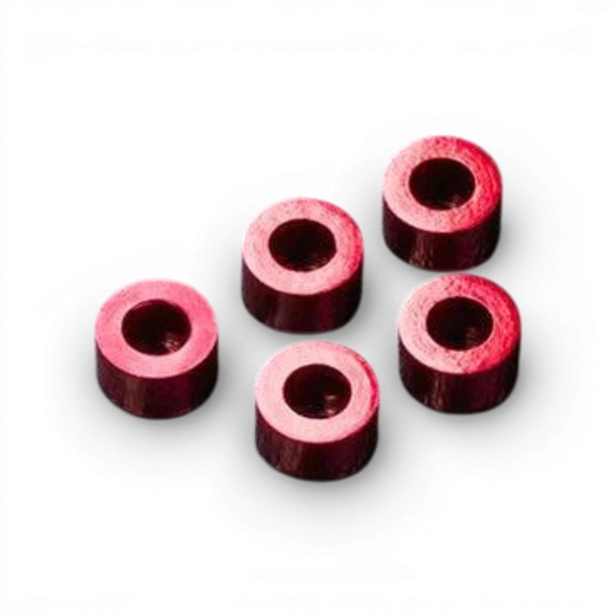 Cales rouges 3x5.5x3 en pièces détachées de la marque Max Speed Technology, visible avec surface lisse et forme rectangulaire