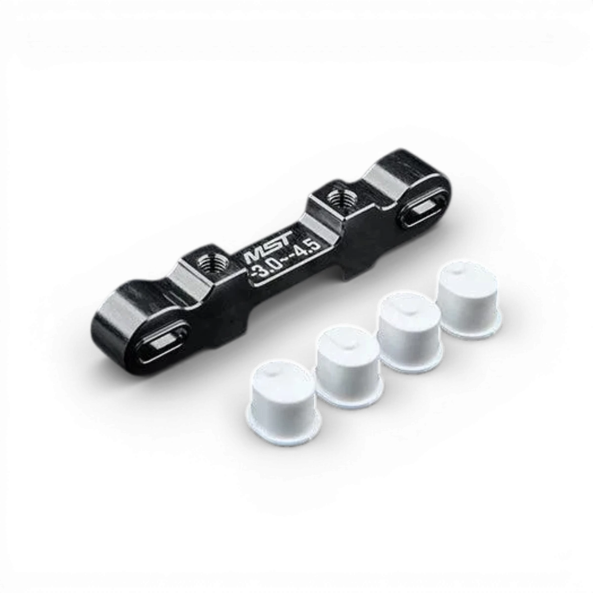 Cales triangles réglables noires Max Speed Technology RMX 2.5-3.5-5.0, pièces détachées pour vélo, visibles en image.