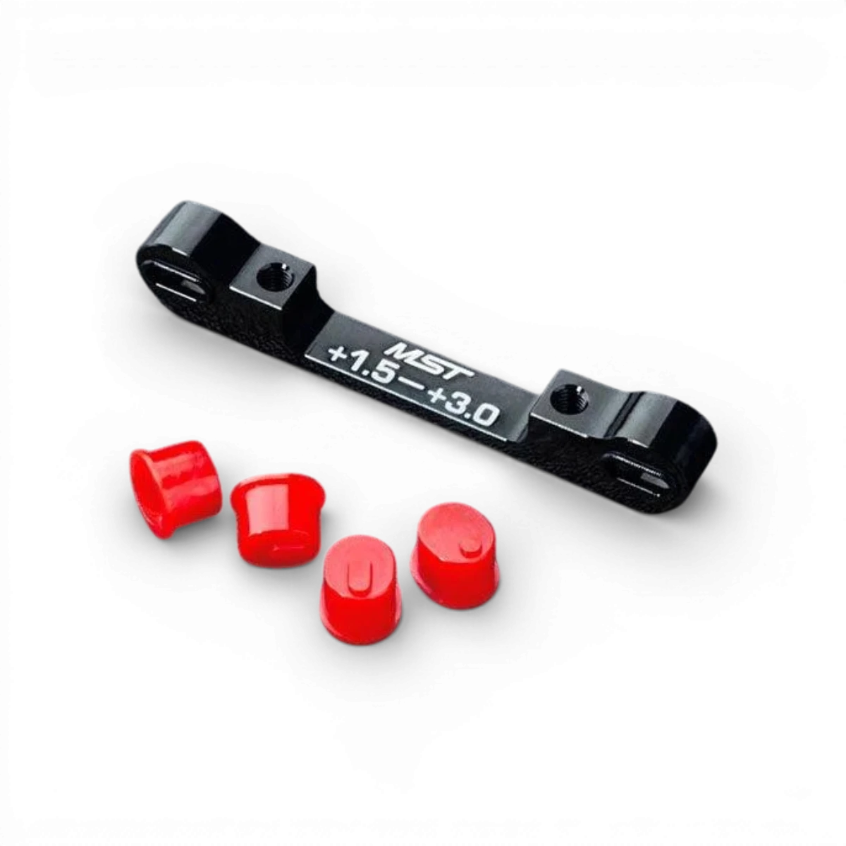 Cales triangles réglables noires RMX 2.5 +1.5 - +3.0 de Max Speed Technology, pièce détachée pour vélo.