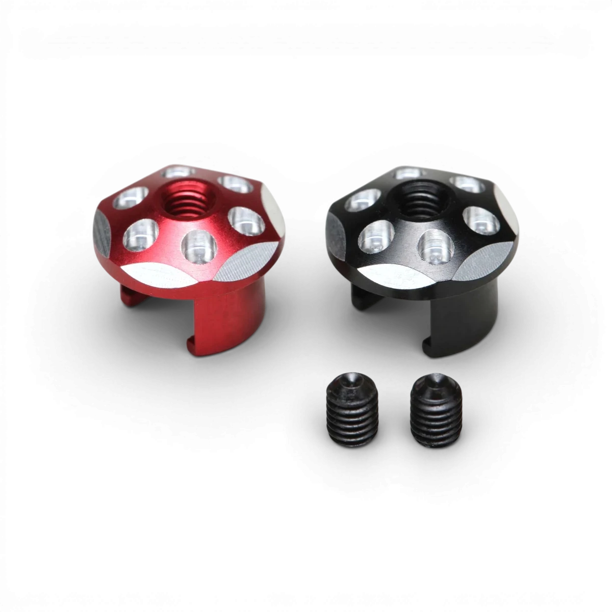 Capuchons en aluminium pour fiches batterie Racing Performer de Team Yokomo, protection électronique pour fiches de batterie.