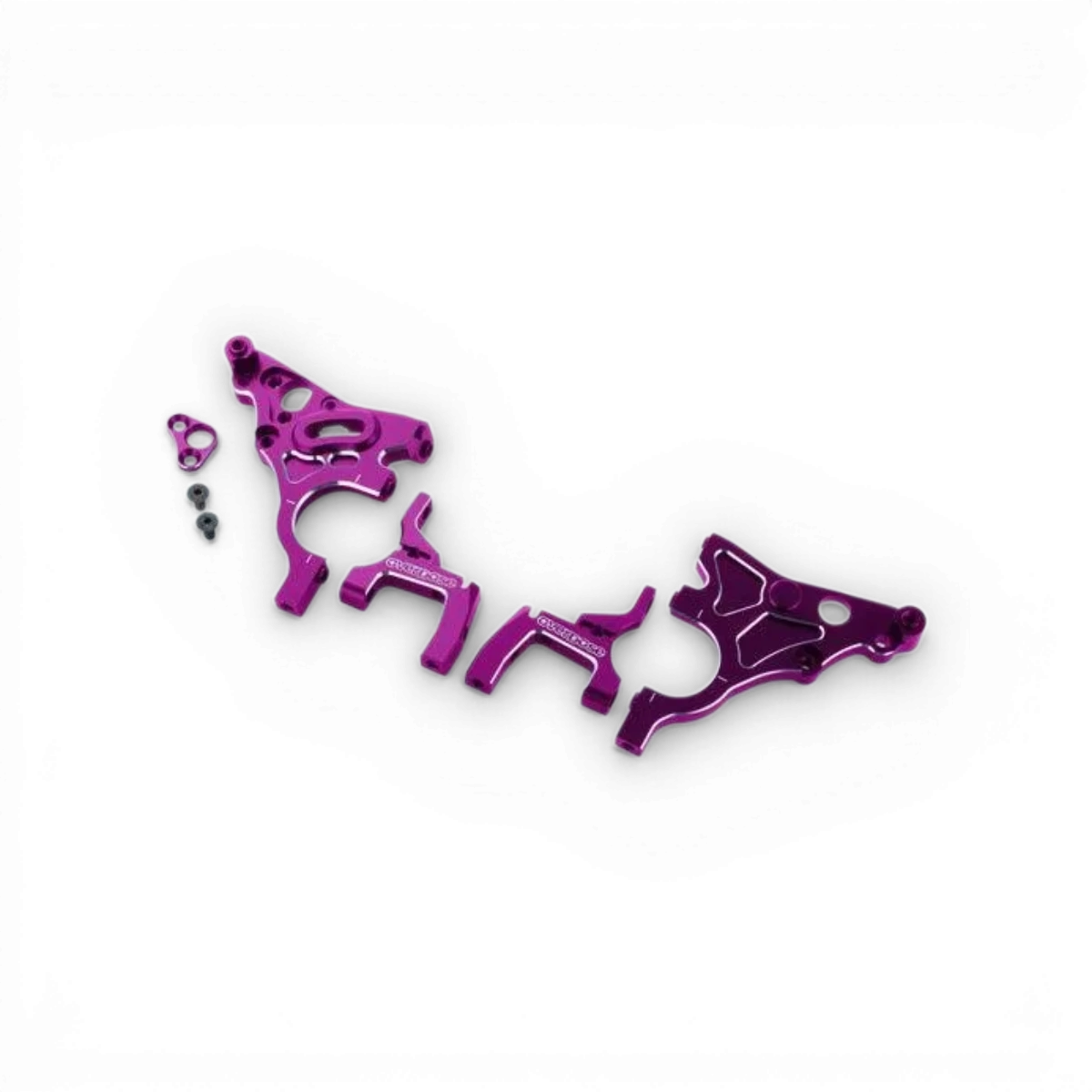 Cellule arrière en aluminium polyvalente pour GALM, pièce détachée Overdose, visible avec fixation solide et finition résistante.