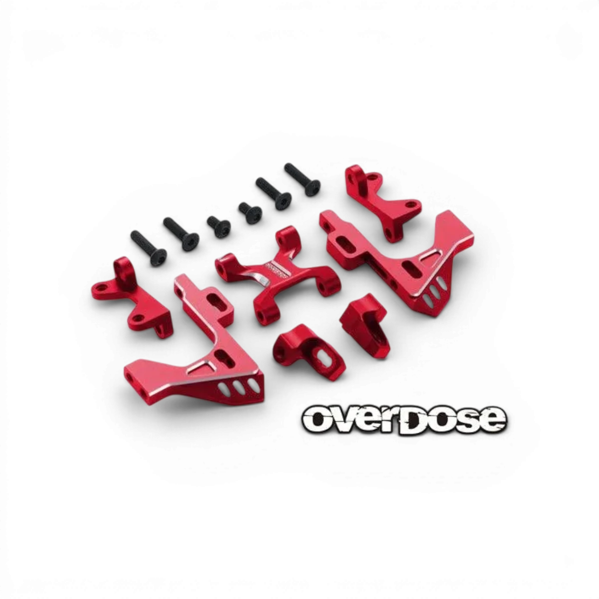 Cellule avant en aluminium V3 pour pièces détachées, conçue par Overdose, montrée en détail dans cette image.