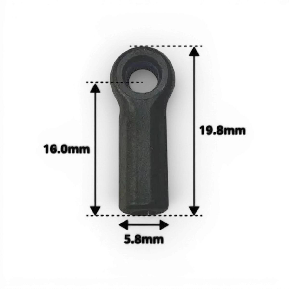 Chapes ouvertes "M" en résine de 4.3 mm de la marque Topline, pièces détachées pour réparations ou assemblages.