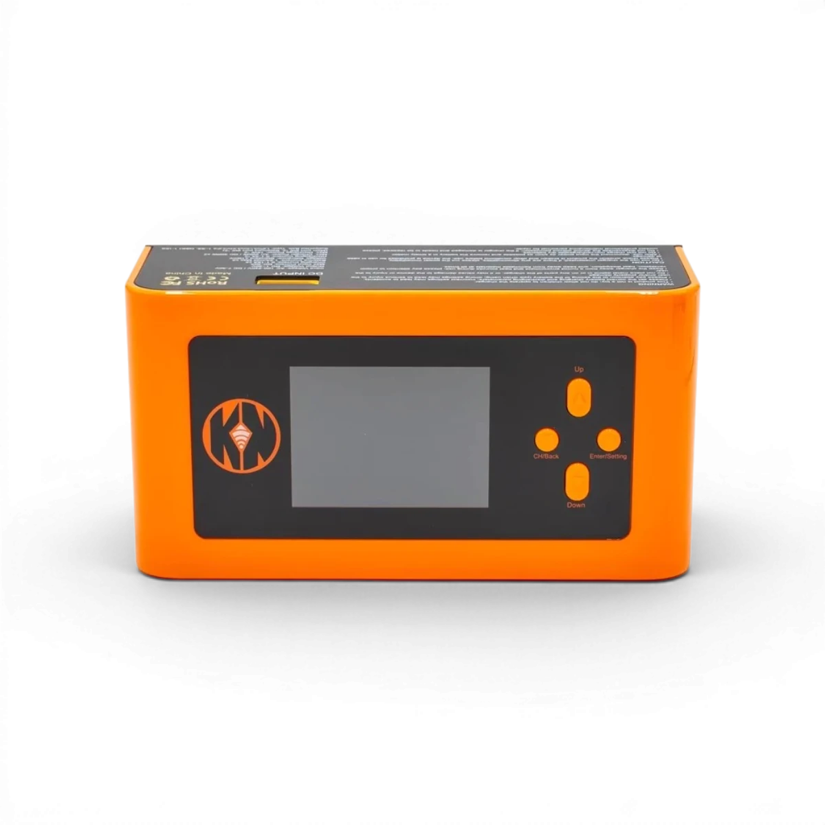 Chargeur Dual AC/DC 200W Konect pour charge et décharge, équilibrage multi-fonctions, appareil électronique compacte.